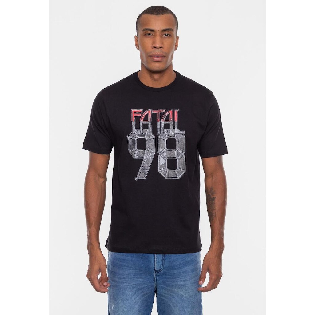 Camiseta Fatal Estampada Iron Masculino