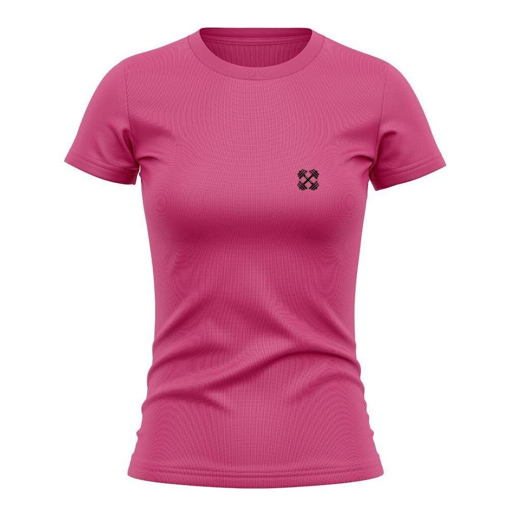 Camiseta Feminina Manga Curta Proteção Solar UV Estampada Peso