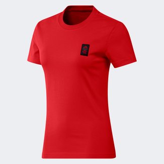 Camiseta Flamengo Adidas DNA Gráfica Feminina