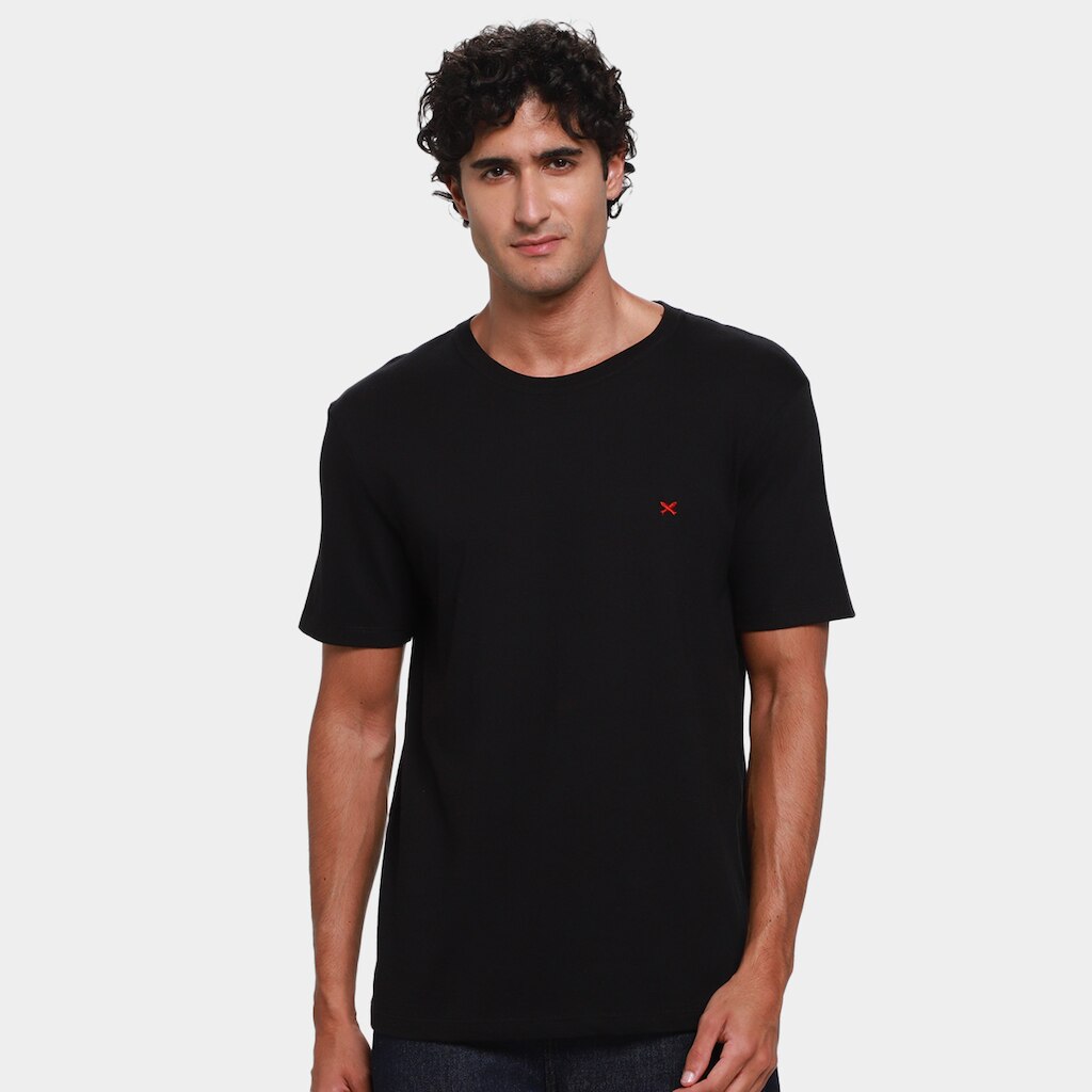 Camiseta Hering World Com Bordado Masculina