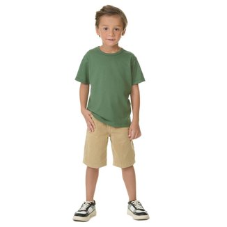 Camiseta Infantil Básica Juvenil 100% Algodão Lisa Unissex