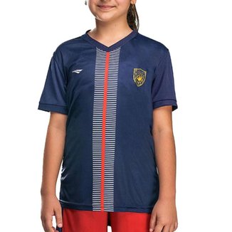 Camiseta Infantil Feminina Penalty MC Futebol Azul - 310727