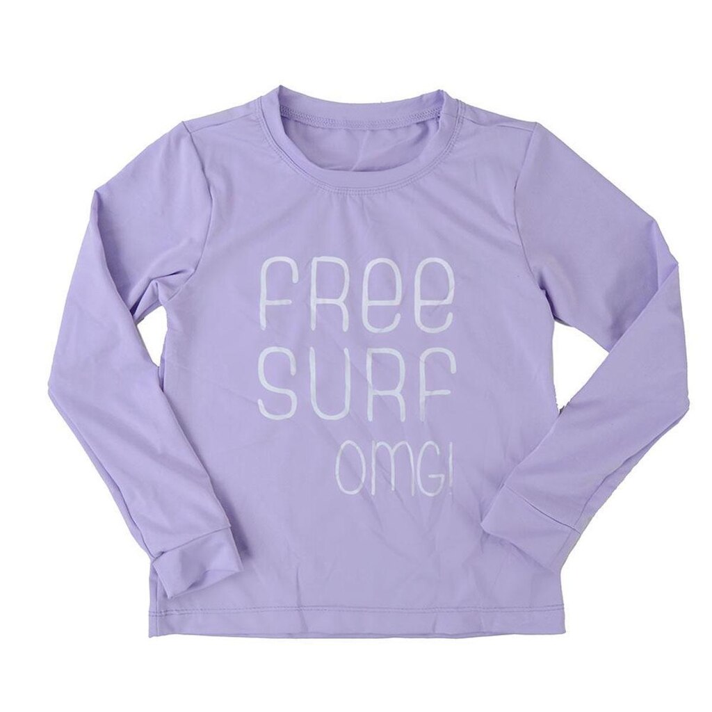 Camiseta Infantil Feminino FreeSurf ML Lilás - 141303