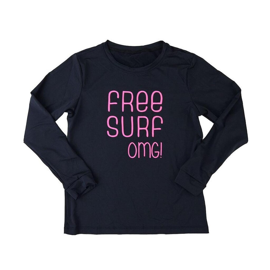 Camiseta Infantil Feminino ML Sand Preto - 141303