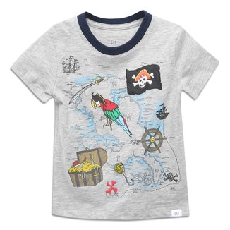 Camiseta Infantil GAP Pirata Masculina