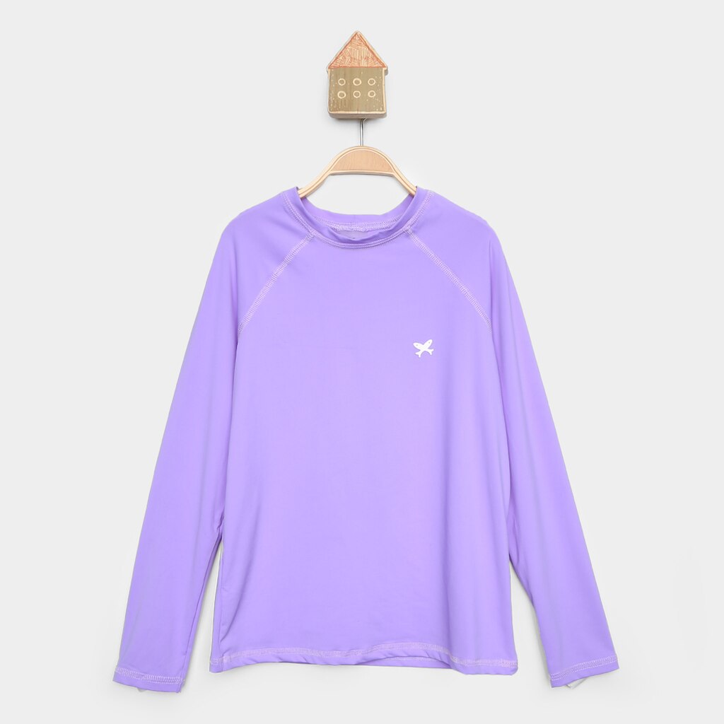Camiseta Infantil Manga Longa Hering Menino