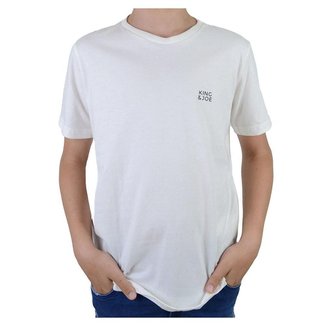 Camiseta Infantil Masculina KingJoe Básica Estampada Off