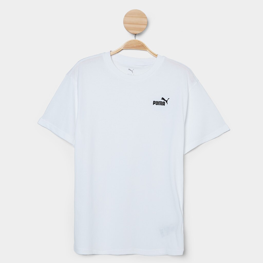 Camiseta Infantil Puma Ess Small No. 1 Menino