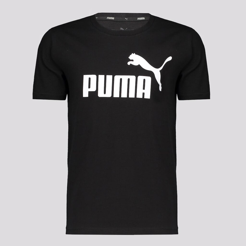 Camiseta Infantil Puma Essentials Logo Menino