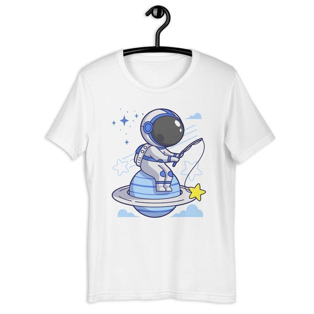 Camiseta Infantil Unissex Astronauta Espaço