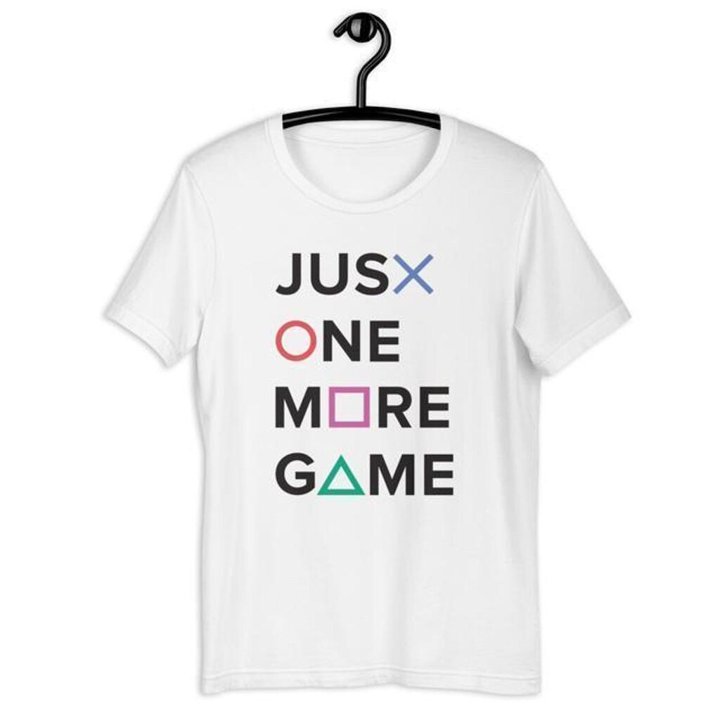 Camiseta Infantil Unissex Just One More Game