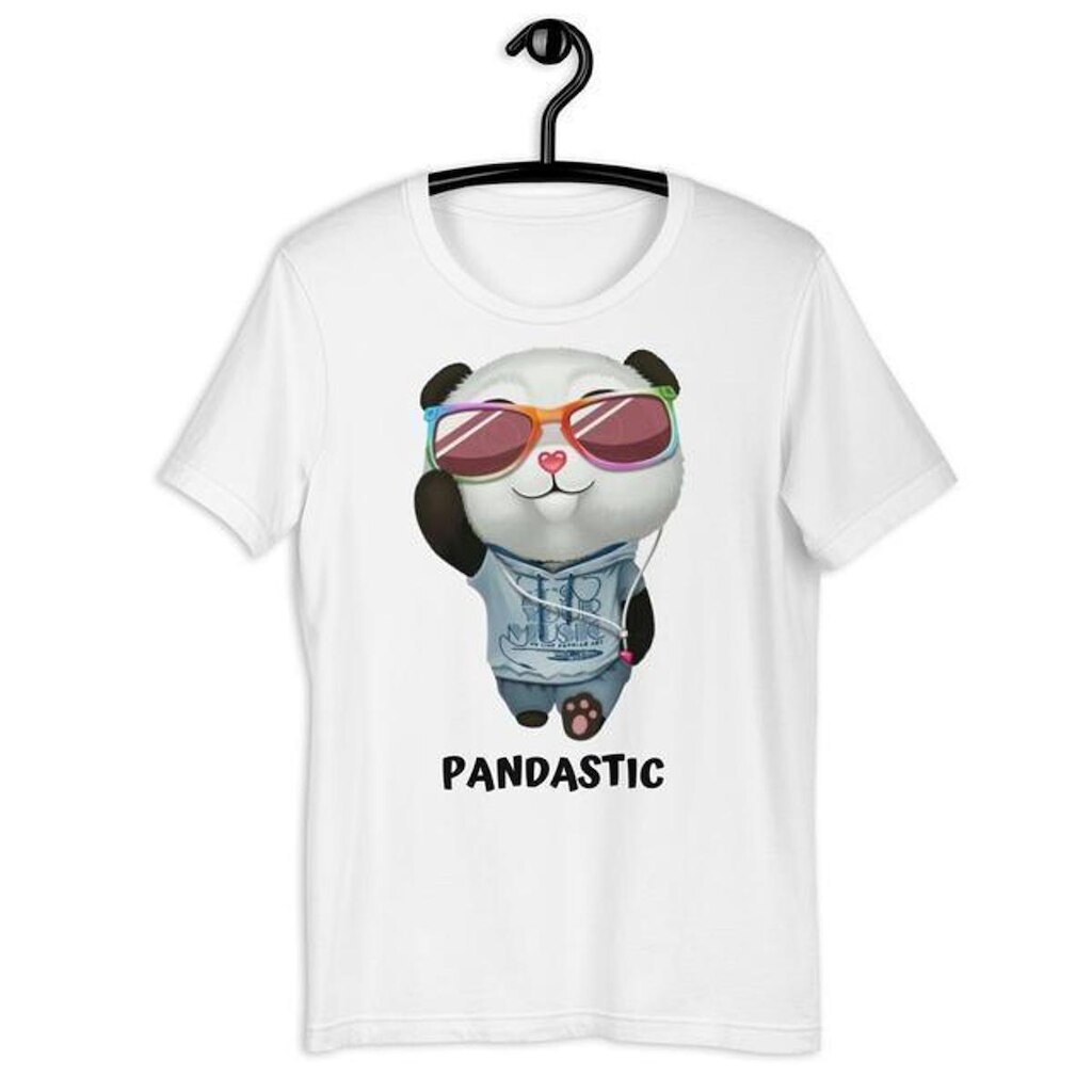 Camiseta Infantil Unissex Urso Pandastic