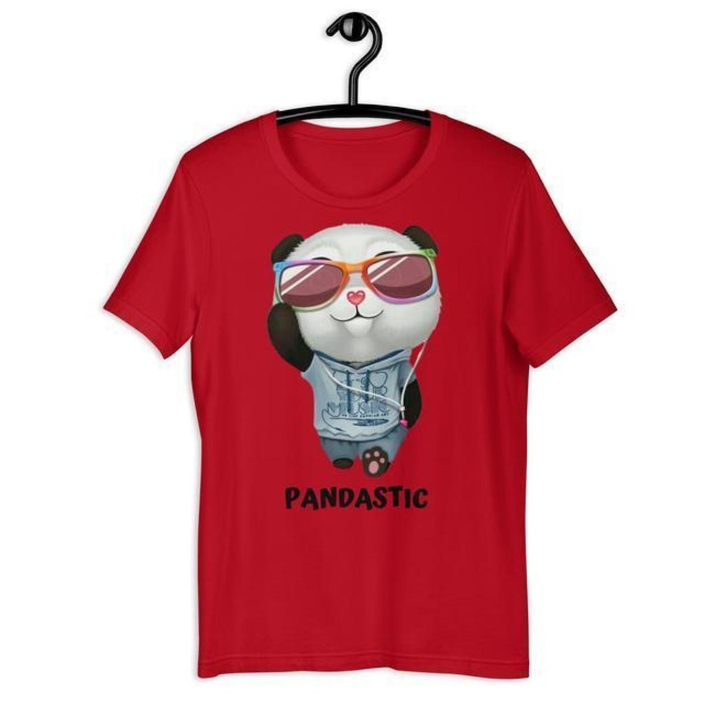 Camiseta Infantil Unissex Urso Pandastic