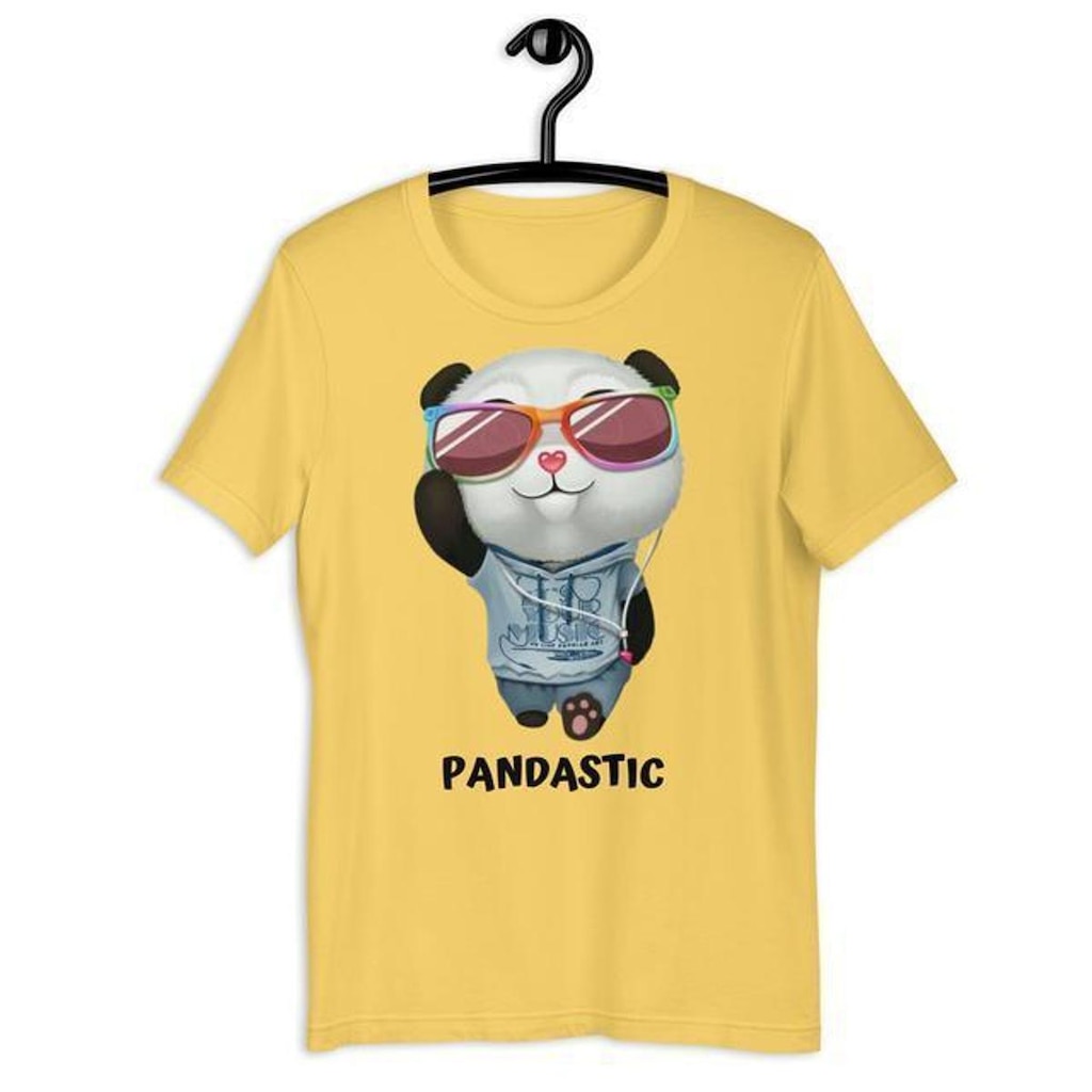 Camiseta Infantil Unissex Urso Pandastic