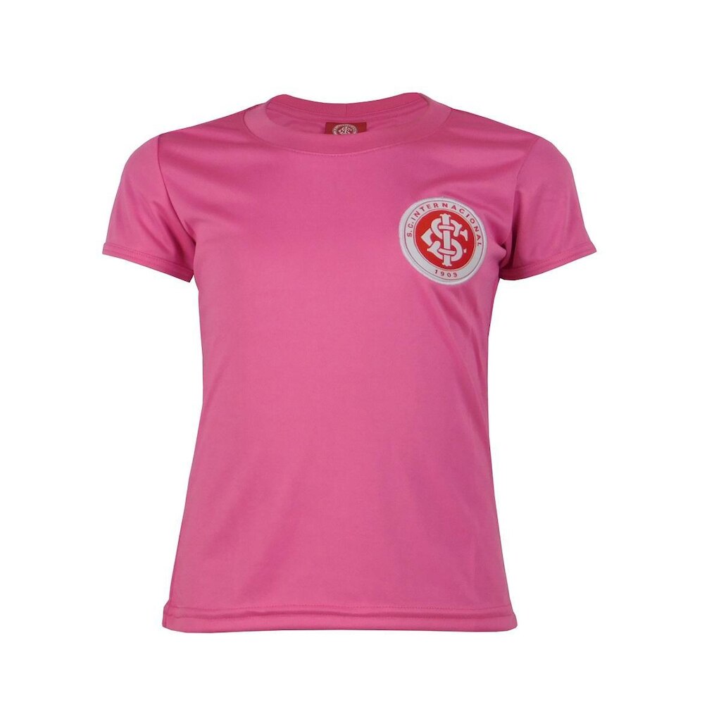Camiseta Internacional Baby Look Infantil Menina Dry Torcedora