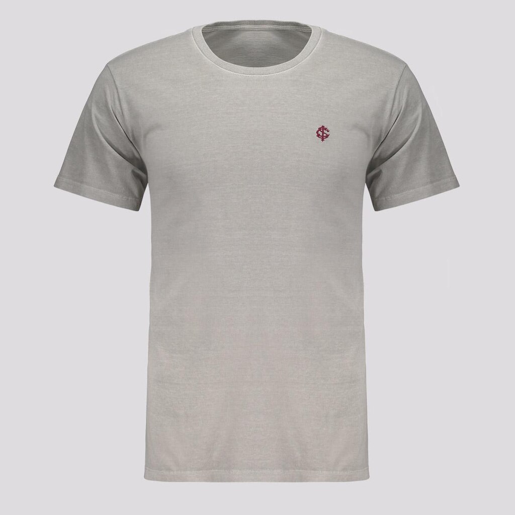 Camiseta Internacional Tinturada Cinza