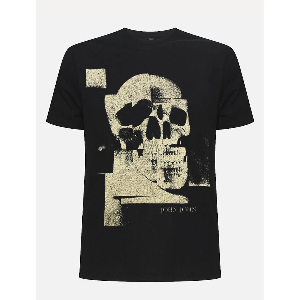 Camiseta John John Masculina Relaxed Complex Skull Preta