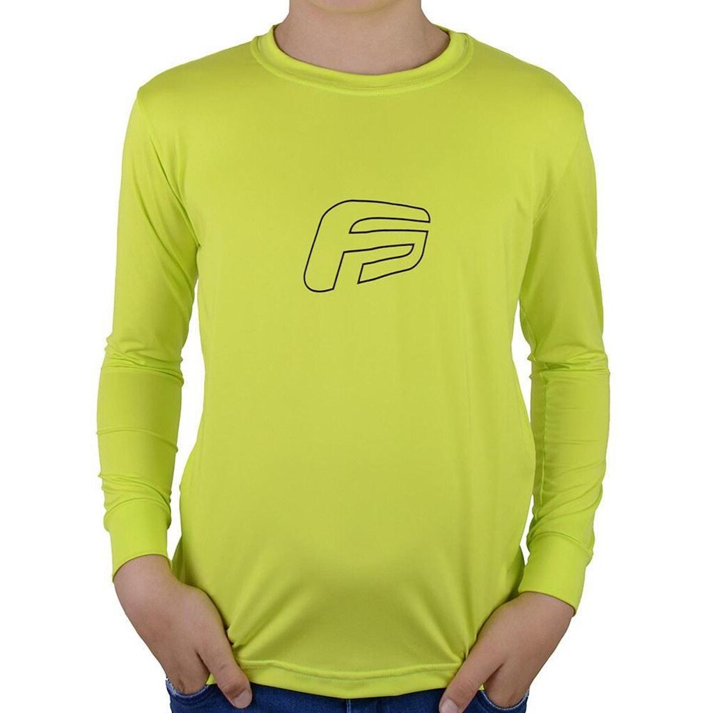 Camiseta Juvenil Freesurf Lycra UV50+ ML Verde - 131303