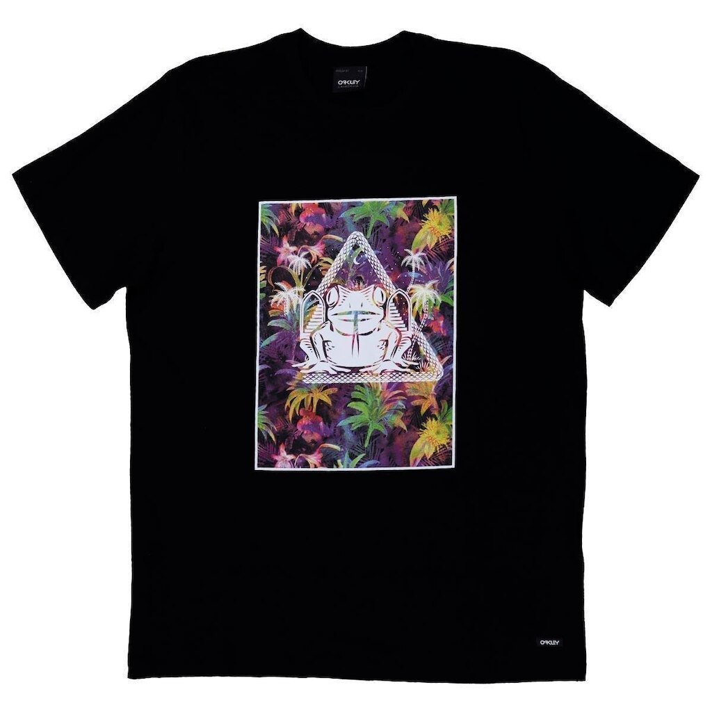 Camiseta Masculina Oakley Psy Frog Print Tee