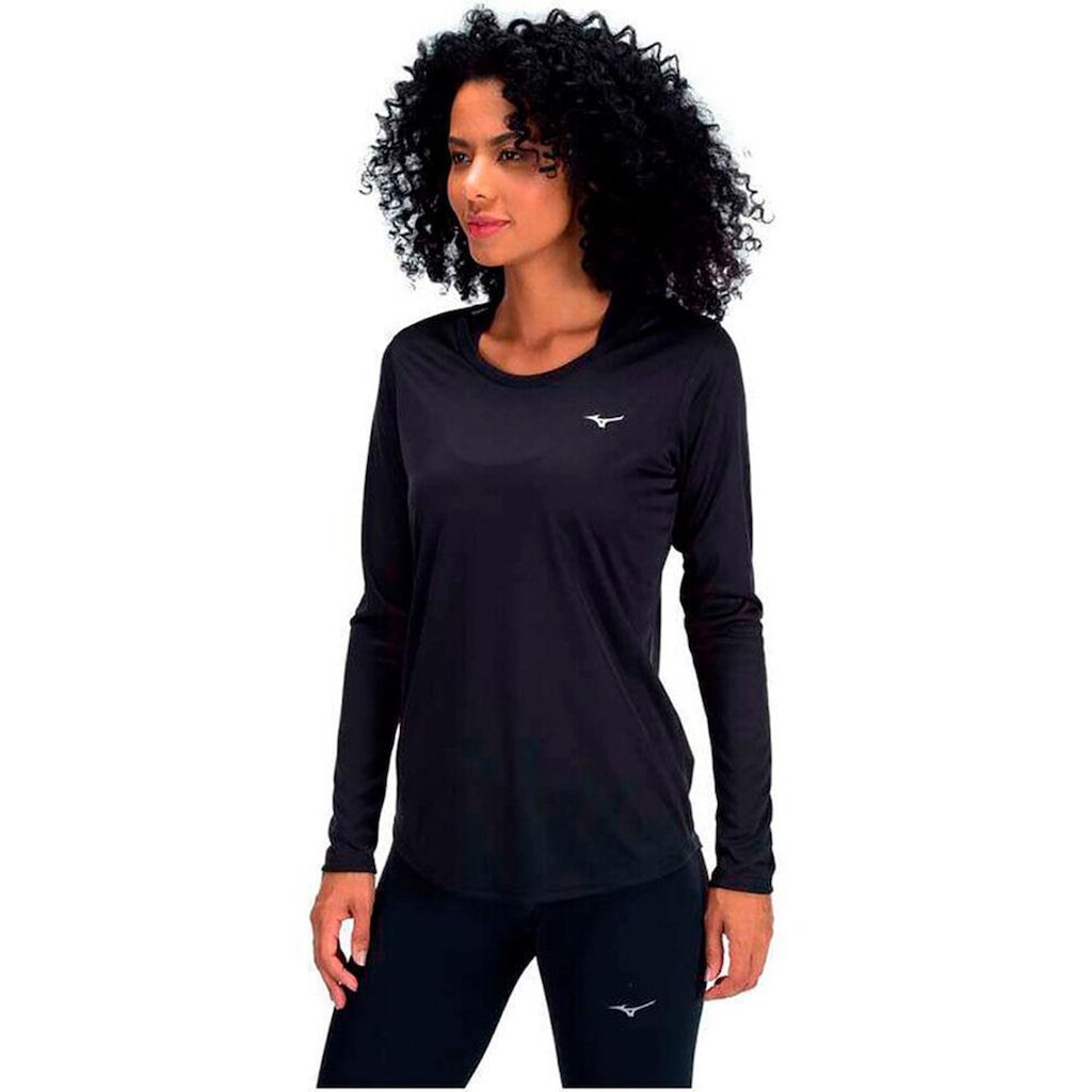 Camiseta Mizuno Energy Manga Longa Feminina