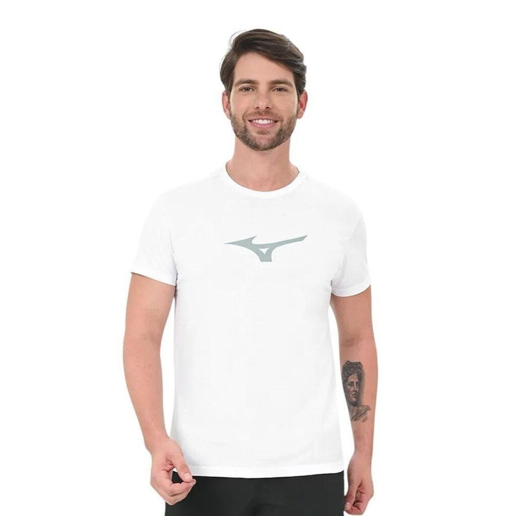 Camiseta Mizuno LifeStyle Masculina - Branco EG