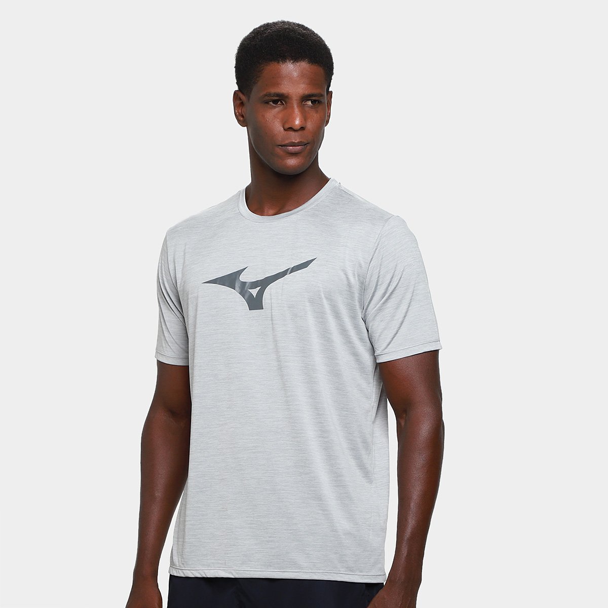 Naoki　404060 Camiseta Mizuno Spark Masculina - Grafite | Clube Netshoes