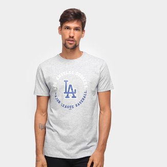 Camiseta MLB Los Angeles Dodgers New Era College Baseball Masculina