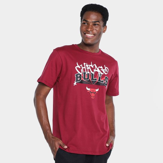 Camiseta NBA Chicago Bulls Graffiti Masculina