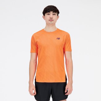Camiseta New Balance Q Speed Jacquard Masculina