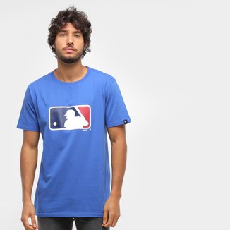 Camiseta New Era MLB Básica Essentials Major League Baseball Masculina