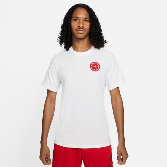 Camiseta Nike Sportwear Just Do It Lbr 2 Masculina - Branco