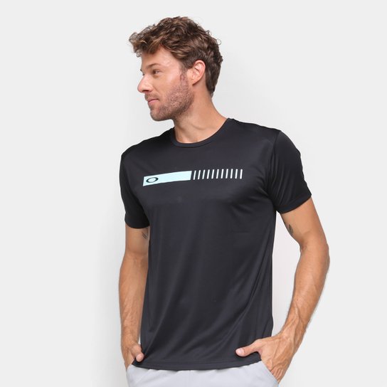 Camiseta Oakley Mod Bark Masculina - Preto Menor preço em Camiseta Oakley Mod Bark Masculina - Preto