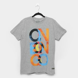 Camiseta Onbongo Color Letters Masculina 