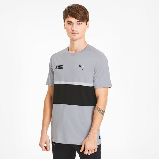 Camiseta Puma MAPM T7 Masculina - Cinza