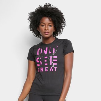 Camiseta Puma Performance Slogan Only See Great Feminina