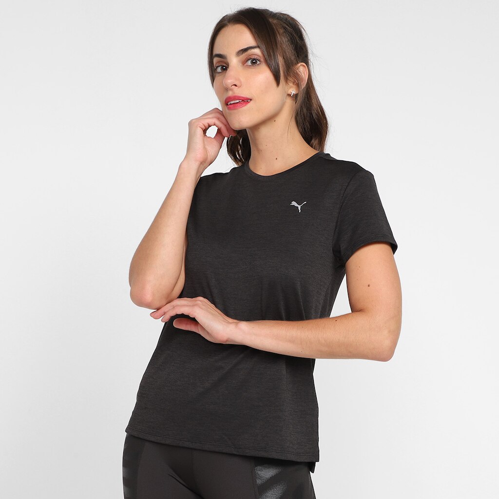 Camiseta Puma Run Favorite Heather Feminina