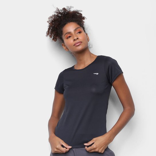 Camiseta Rainha Básica Dry Sport Feminina - Preto