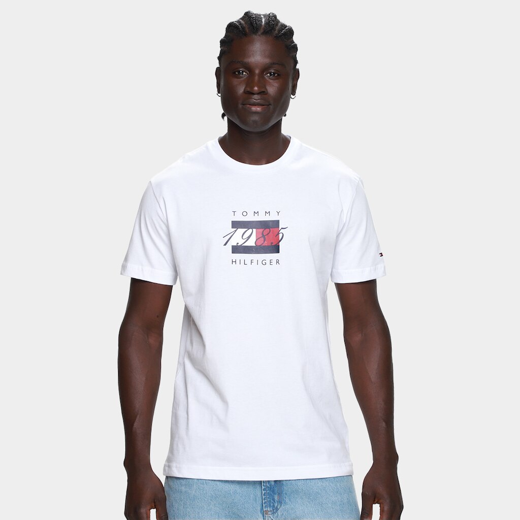 Camiseta Tommy Hilfige Linear Flag Graphic Masculina