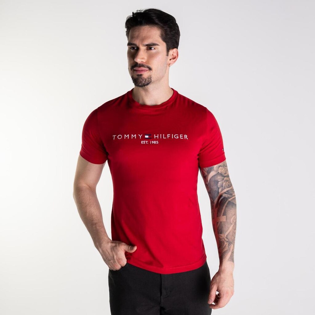 Camiseta Tommy Hilfiger 1985 Vermelha
