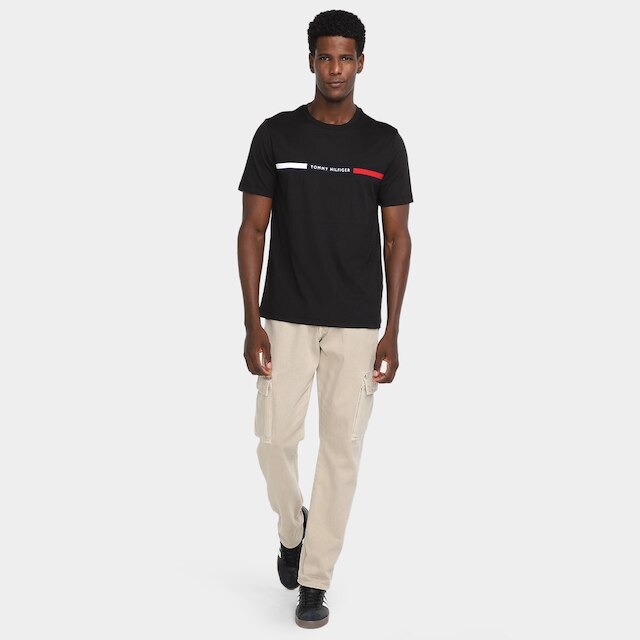 Camiseta Tommy Hilfiger Chest Insert Masculina