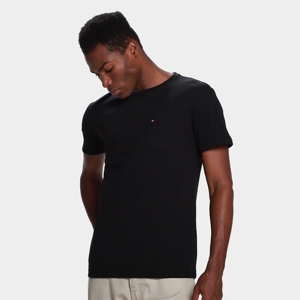 Camiseta Tommy Hilfiger Essential Pocket Masculina
