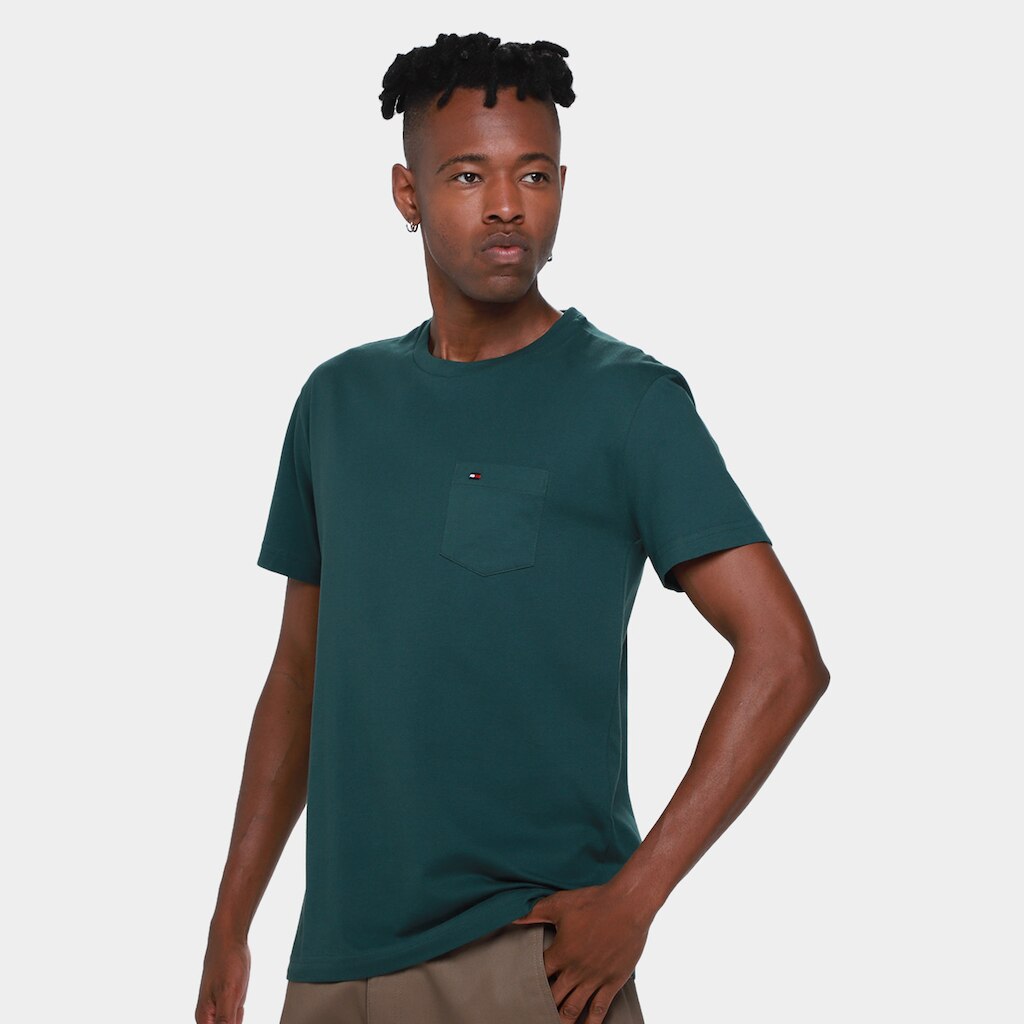 Camiseta Tommy Hilfiger Essential Pocket Masculina