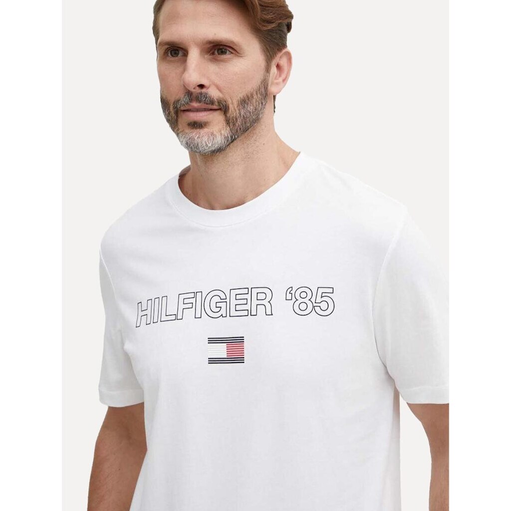 Camiseta Tommy Hilfiger Masculina Essential '85 Branca