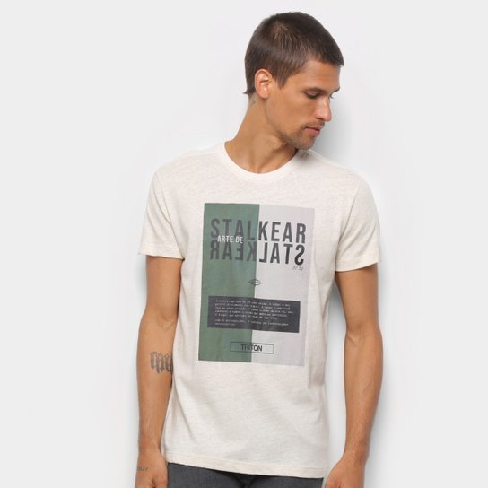 Camiseta Triton Stalker Masculina - Off White