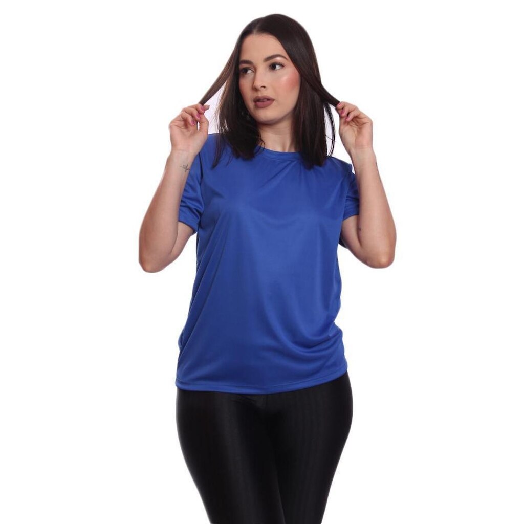 Camiseta Via Basic Dry Academia Feminina