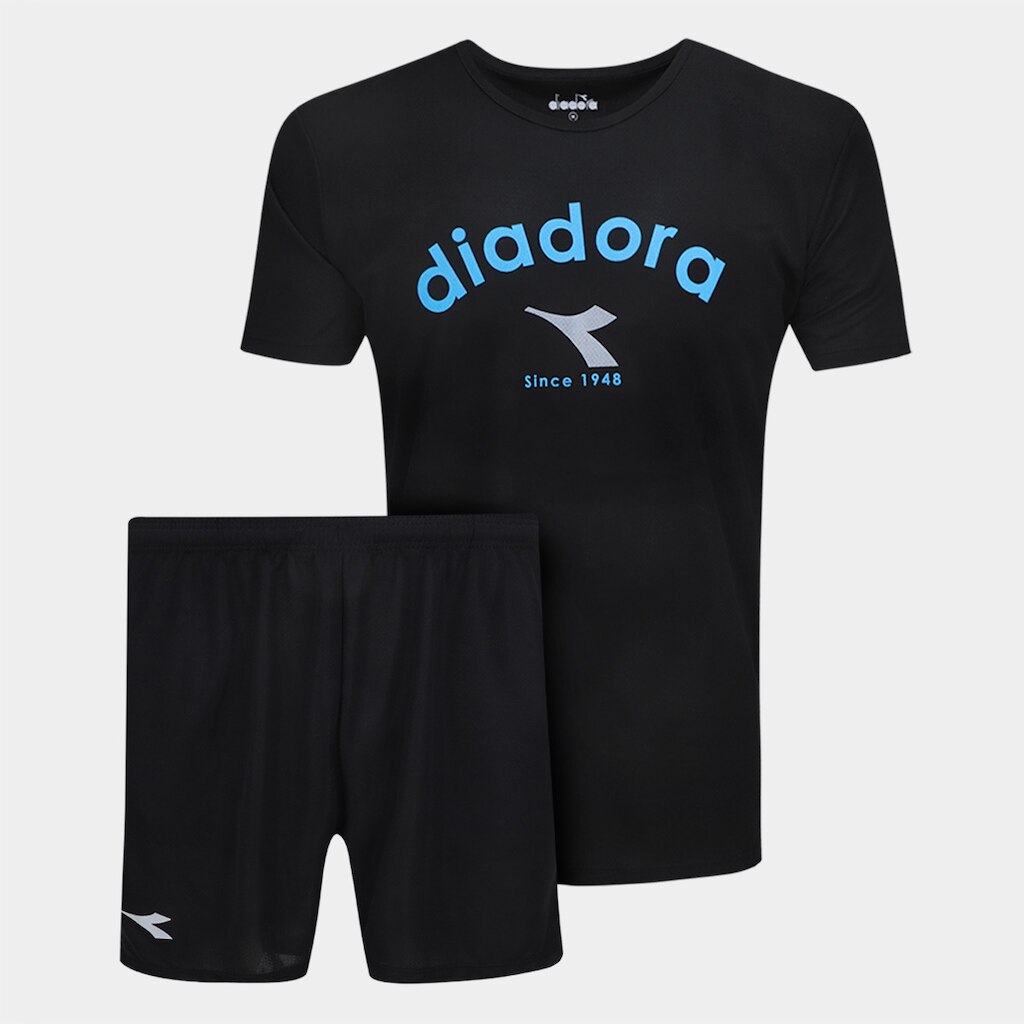 Camiseta+Shorts Diadora Masculino
