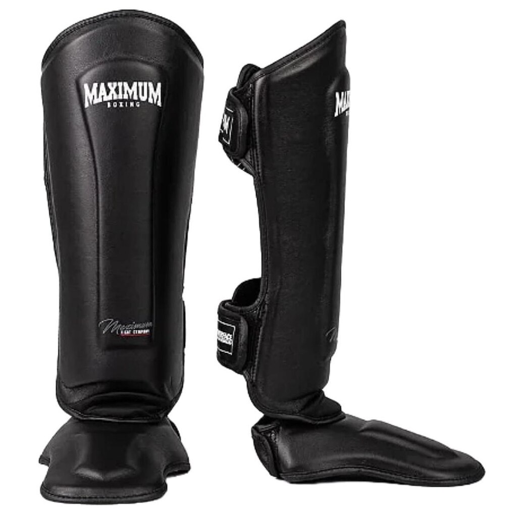 Caneleira de Muay Thai e Kickboxing Maximum Classic Black