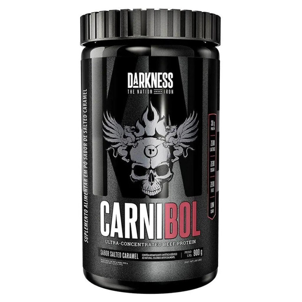 Carnibol Isolado Hidrolisado Salted Caramelo 900g - Darkness