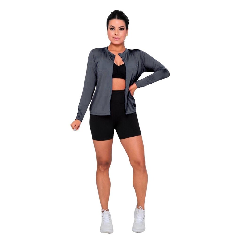 Casaco Camisa de Proteção UV Feminino
