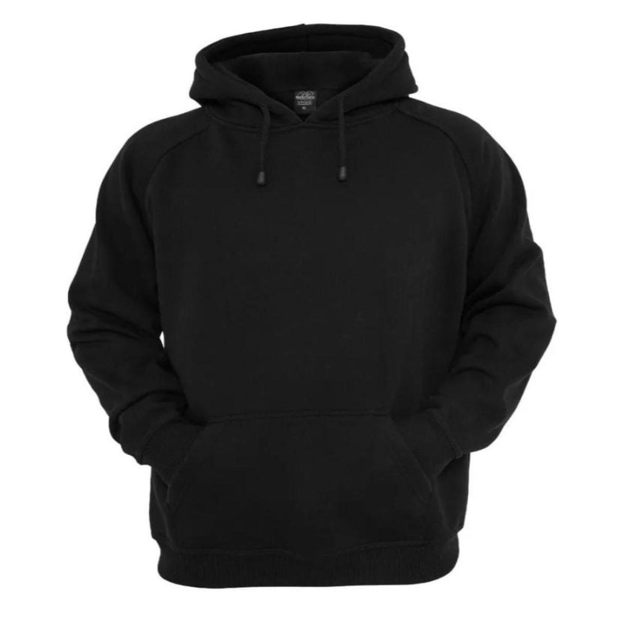 Casaco Moletom liso Masculino Feminino Blusa de frio Canguru